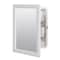 Zenith Metal Zenna Home 22.38 in. H X 16.38 in. W X 5 in. D Rectangle Medicine Cabinet W231 - alternate 4